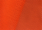 Bright Red 100% Polyester Mesh Fluorescent Material Fabric For Garments