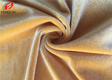 quality Λαμπρό ύφασμα βελούδου Spandex KS πολυεστέρα υφάσματος βελούδου της Κορέας τεντωμάτων για το φόρεμα factory